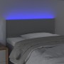 Cabecero con LED de tela gris claro 100x5x78/88 cm de vidaXL, Cabeceros y pies de cama - Ref: Foro24-3121322, Precio: 37,04 €...