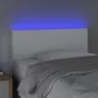Kopfteil mit LED, weißem Kunstleder, 90 x 5 x 78/88 cm von vidaXL, Kopf- und Fußteile - Ref: Foro24-3121411, Preis: 62,22 €, ...
