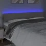Cabecero con LED cuero sintético gris 180x5x78/88 cm de vidaXL, Cabeceros y pies de cama - Ref: Foro24-3121438, Precio: 65,13...