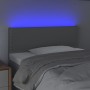 Cabecero con luces LED de tela gris claro 80x5x78/88 cm de vidaXL, Cabeceros y pies de cama - Ref: Foro24-3121446, Precio: 36...