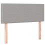 Cabecero con luces LED de tela gris claro 80x5x78/88 cm de vidaXL, Cabeceros y pies de cama - Ref: Foro24-3121446, Precio: 36...
