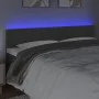 Cabecero con LED de terciopelo gris oscuro 180x5x78/88 cm de vidaXL, Cabeceros y pies de cama - Ref: Foro24-3121393, Precio: ...