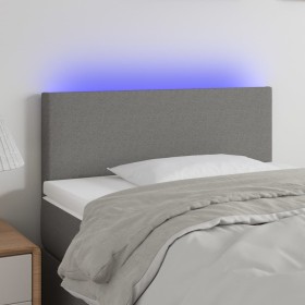Cabecero con LED de tela gris oscuro 100x5x78/88 cm de vidaXL, Cabeceros y pies de cama - Ref: Foro24-3121323, Precio: 45,04 ...