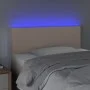 Headboard with LED synthetic leather cappuccino color 100x5x78/88 cm by vidaXL, Headboards and footboards - Ref: Foro24-31214...
