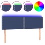 Cabecero con LED de tela azul 144x5x78/88 cm de vidaXL, Cabeceros y pies de cama - Ref: Foro24-3121476, Precio: 51,23 €, Desc...
