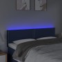 Cabecero con LED de tela azul 144x5x78/88 cm de vidaXL, Cabeceros y pies de cama - Ref: Foro24-3121476, Precio: 51,23 €, Desc...