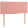 Rosa Samtkopfteil mit LED 80x5x78/88 cm von vidaXL, Kopf- und Fußteile - Ref: Foro24-3121367, Preis: 41,24 €, Rabatt: %