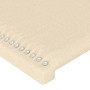 Cabecero con LED de tela color crema 80x5x78/88 cm de vidaXL, Cabeceros y pies de cama - Ref: Foro24-3121451, Precio: 35,62 €...