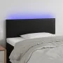 Kopfteil mit LED aus schwarzem Kunstleder 100x5x78/88 cm von vidaXL, Kopf- und Fußteile - Ref: Foro24-3121416, Preis: 40,28 €...