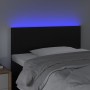 Cabecero con LED cuero sintético negro 100x5x78/88 cm de vidaXL, Cabeceros y pies de cama - Ref: Foro24-3121416, Precio: 37,9...