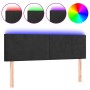 Cabecero con LED de terciopelo negro 144x5x78/88 cm de vidaXL, Cabeceros y pies de cama - Ref: Foro24-3121382, Precio: 61,93 ...
