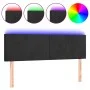 Cabecero con LED de terciopelo negro 144x5x78/88 cm de vidaXL, Cabeceros y pies de cama - Ref: Foro24-3121382, Precio: 60,60 ...