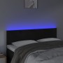 Cabecero con LED de terciopelo negro 144x5x78/88 cm de vidaXL, Cabeceros y pies de cama - Ref: Foro24-3121382, Precio: 61,93 ...