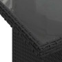 Conjunto de sofá de jardín con cojín con almohada 5 pcs Negro en Sofás de exterior | Comprar online en Foru.es