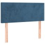 Cabecero con LED de terciopelo azul oscuro 90x5x78/88 cm de vidaXL, Cabeceros y pies de cama - Ref: Foro24-3121372, Precio: 5...