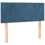 Cabecero con LED de terciopelo azul oscuro 90x5x78/88 cm de vidaXL, Cabeceros y pies de cama - Ref: Foro24-3121372, Precio: 5...