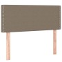 Cabecero con LED de tela gris taupe 100x5x78/88 cm de vidaXL, Cabeceros y pies de cama - Ref: Foro24-3121466, Precio: 37,98 €...
