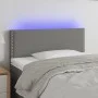 Headboard with LED in dark gray fabric 90x5x78/88 cm by vidaXL, Headboards and footboards - Ref: Foro24-3121455, Price: 39,48...