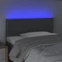 Headboard with LED in dark gray fabric 90x5x78/88 cm by vidaXL, Headboards and footboards - Ref: Foro24-3121455, Price: 39,48...