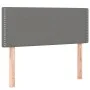 Headboard with LED in dark gray fabric 90x5x78/88 cm by vidaXL, Headboards and footboards - Ref: Foro24-3121455, Price: 39,48...