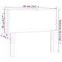 Headboard with LED in dark gray fabric 90x5x78/88 cm by vidaXL, Headboards and footboards - Ref: Foro24-3121455, Price: 39,48...