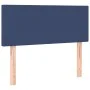 Blue fabric headboard with LED 80x5x78/88 cm by vidaXL, Headboards and footboards - Ref: Foro24-3121312, Price: 51,50 €, Disc...