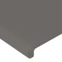 Headboard with LED gray synthetic leather 100x5x78/88 cm by vidaXL, Headboards and footboards - Ref: Foro24-3121420, Price: 3...