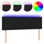 Cabecero con LED de tela negro 144x5x78/88 cm de vidaXL, Cabeceros y pies de cama - Ref: Foro24-3121332, Precio: 56,58 €, Des...