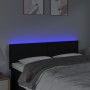 Cabecero con LED de tela negro 144x5x78/88 cm de vidaXL, Cabeceros y pies de cama - Ref: Foro24-3121332, Precio: 55,61 €, Des...