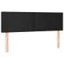Headboard with LED lights black synthetic leather 144x5x78/88 cm by vidaXL, Headboards and footboards - Ref: Foro24-3121422, ...