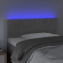 Cabecero con LED de terciopelo gris claro 80x5x78/88 cm de vidaXL, Cabeceros y pies de cama - Ref: Foro24-3121362, Precio: 34...