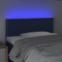 Cabecero con LED de tela azul 80x5x78/88 cm de vidaXL, Cabeceros y pies de cama - Ref: Foro24-3121452, Precio: 35,85 €, Descu...