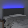 Cabecero con LED de tela gris oscuro 80x5x78/88 cm de vidaXL, Cabeceros y pies de cama - Ref: Foro24-3121447, Precio: 35,63 €...