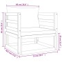 Juego muebles de jardín 7 piezas madera maciza y cojines verdes de vidaXL, Conjuntos de jardín - Ref: Foro24-3155320, Precio:...