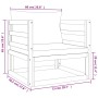 Set de muebles de jardín 8 pzas madera maciza con cojines verde de vidaXL, Conjuntos de jardín - Ref: Foro24-3155321, Precio:...