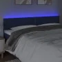 Blue fabric headboard with LED 200x5x78/88 cm by vidaXL, Headboards and footboards - Ref: Foro24-3121500, Price: 56,48 €, Dis...