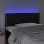 Cabecero con LED cuero sintético negro 90x5x78/88 cm de vidaXL, Cabeceros y pies de cama - Ref: Foro24-3121550, Precio: 36,84...