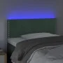 Dark green velvet LED headboard 80x5x78/88 cm by vidaXL, Headboards and footboards - Ref: Foro24-3121505, Price: 37,57 €, Dis...