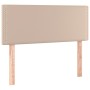 Cabecero con LED cuero sintético color capuchino 90x5x78/88 cm de vidaXL, Cabeceros y pies de cama - Ref: Foro24-3121555, Pre...