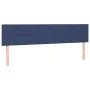 Blue fabric headboard with LED 200x5x78/88 cm by vidaXL, Headboards and footboards - Ref: Foro24-3121640, Price: 70,05 €, Dis...