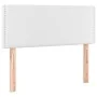 Headboard with LED white synthetic leather 80x5x78/88 cm by vidaXL, Headboards and footboards - Ref: Foro24-3121545, Price: 4...