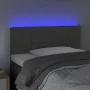 Dunkelgraues Samtkopfteil mit LED 100x5x78/88 cm von vidaXL, Kopf- und Fußteile - Ref: Foro24-3121655, Preis: 53,97 €, Rabatt: %
