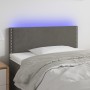 Cabecero con LED de terciopelo gris oscuro 80x5x78/88 cm de vidaXL, Cabeceros y pies de cama - Ref: Foro24-3121503, Precio: 3...