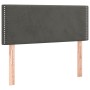 Cabecero con LED de terciopelo gris oscuro 80x5x78/88 cm de vidaXL, Cabeceros y pies de cama - Ref: Foro24-3121503, Precio: 3...