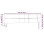 Cabecero con LED de tela gris taupe 180x5x78/88 cm de vidaXL, Cabeceros y pies de cama - Ref: Foro24-3121630, Precio: 63,72 €...