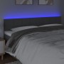Cabecero con LED de tela gris oscuro 200x5x78/88 cm de vidaXL, Cabeceros y pies de cama - Ref: Foro24-3121635, Precio: 70,68 ...
