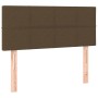Cabecero con LED de tela marrón oscuro 100x5x78/88 cm de vidaXL, Cabeceros y pies de cama - Ref: Foro24-3121605, Precio: 51,6...