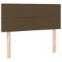 Dark brown fabric headboard with LED 100x5x78/88 cm by vidaXL, Headboards and footboards - Ref: Foro24-3121605, Price: 54,58 ...