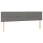 Kopfteil mit LED aus dunkelgrauem Stoff 180x5x78/88 cm von vidaXL, Kopf- und Fußteile - Ref: Foro24-3121627, Preis: 61,64 €, ...