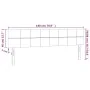 Kopfteil mit LED aus dunkelgrauem Stoff 180x5x78/88 cm von vidaXL, Kopf- und Fußteile - Ref: Foro24-3121627, Preis: 61,64 €, ...